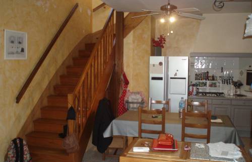 la pièce de l'ancienne cuisine avant son déménagement