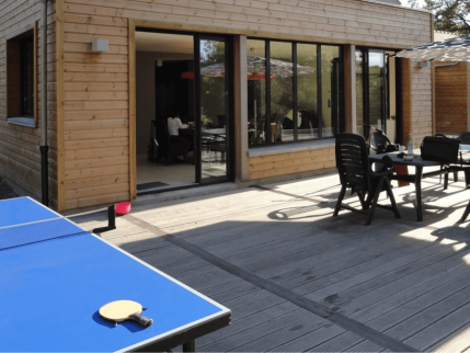 Extension bois à toit plat à Brest