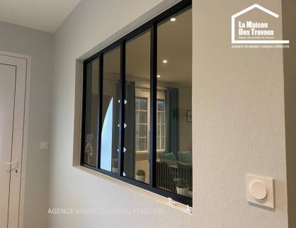 Création d'une verrière d'entrée à Damgan