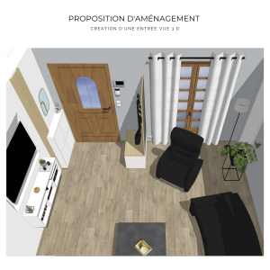 Aménagement d'une entrée et d'un séjour - HELENE SOORBEEK - La Maison Des Architectes