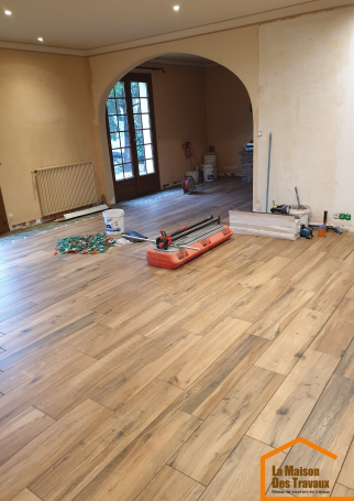 carrelage imitation bois 