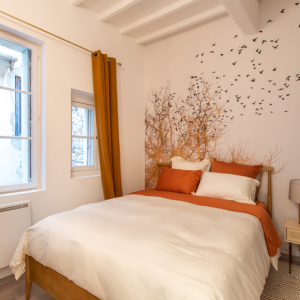 Chambre décorée - Carole Barthez - La Maison Des Architectes