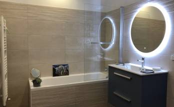 résultat final d'une rénovation de salle de bains à Cognac