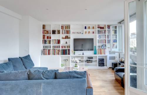 Création et installation d'une bibliothèque sur mesure à Clamart