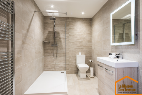 renovation d'une salle de bains moderne