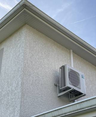 Unité extérieure installée pour la partie gainable