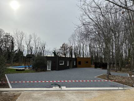  Aménagement extérieur avec création d'une dalle alvéolaire carrossable - Montauban 82000