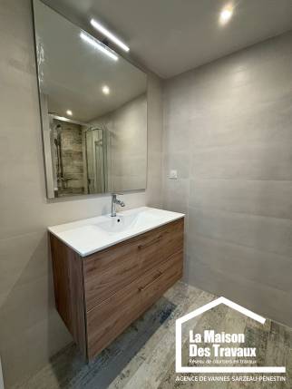 Rénovation totale d'une salle de bain à Saint-Gildas-de-Rhuys (56730)