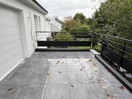 Toiture-terrasse accessible rénovée - Nantes 44