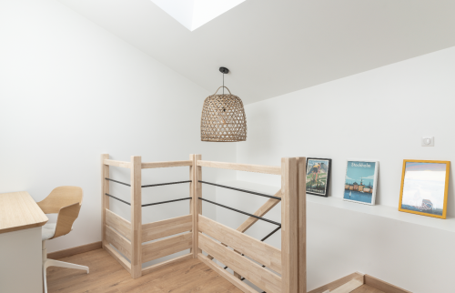 Surélévation et rénovation globale d'une maison à Vertou