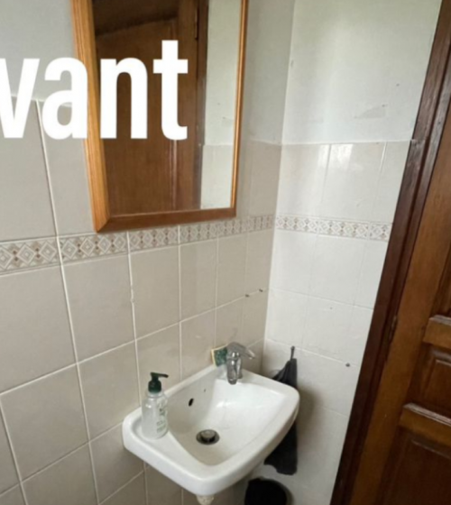 Avant rénovation du sanitaire