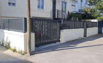 Clôture et portail aluminium à Saint-Malo
