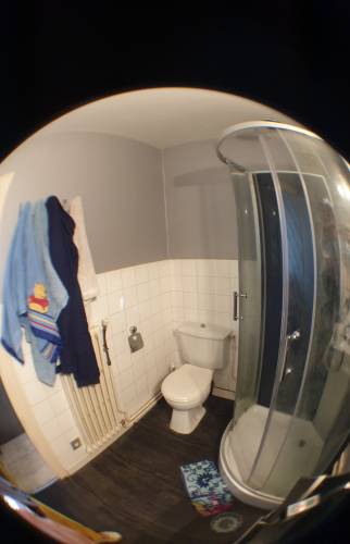 Vue sur le coin des WC