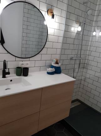Agencement petite salle de bain Craponne