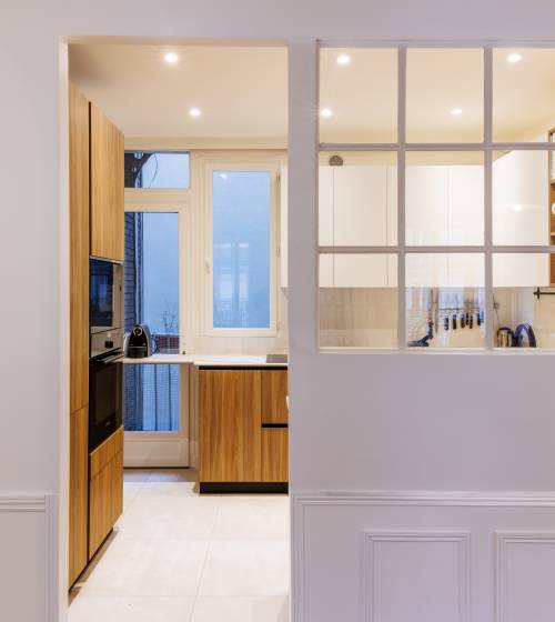 Accès à la cuisine repensé - Versailles