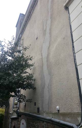 Ravalement peinture et enduits chaux à Saint-Malo avant travaux