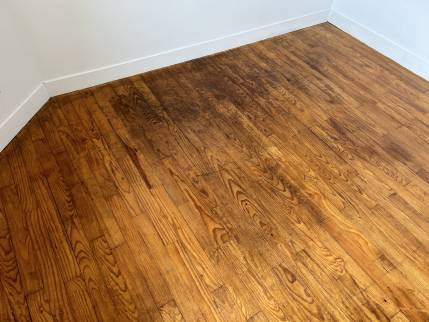 Décapage du parquet