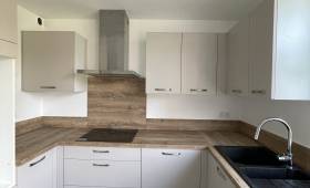 Vue d'ensemble de la cuisine après travaux