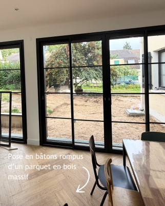 Parquet en bois massif (Crosne 91560)