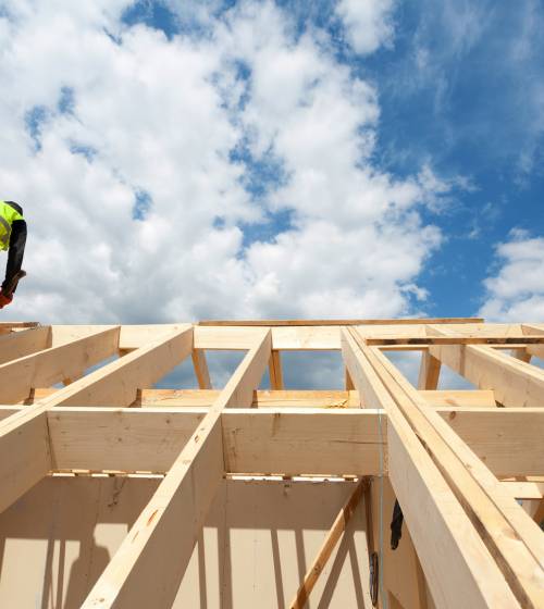 rénovation d'une charpente à l'Isle-Adam