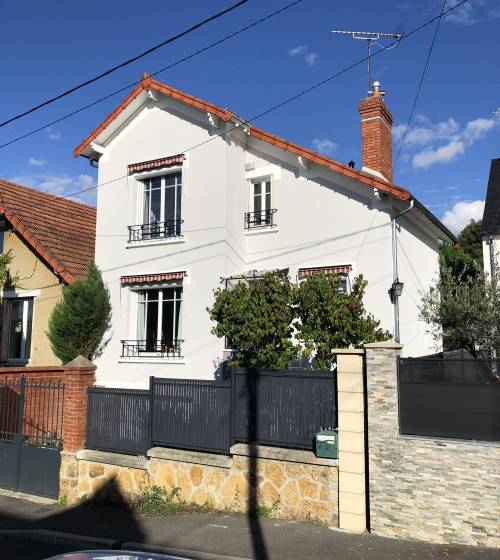 Pavillon après ravalement des façades (Brunoy 91800)