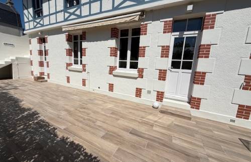 La terrasse carrelée