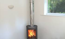 Installation poêle à bois