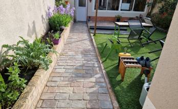 Allée pavée à Avon