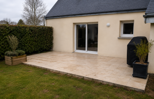 Installation d'une pergola sur terrasse à Cinq-Mars-la-Pile (37130)