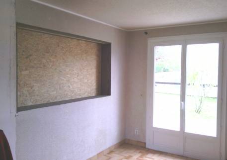 Préparation du cadre support : séchage des bandes de redressement