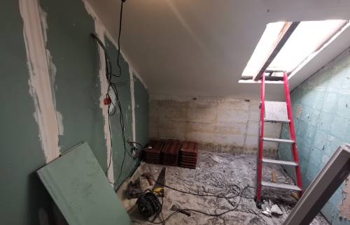 Travaux pendant la rénovation