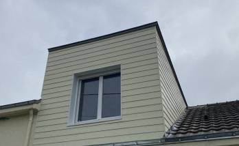  Création d'une lucarne à Couëron pour agrandir une chambre - vue extérieur