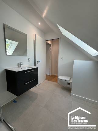 salle de bain combles aménagée