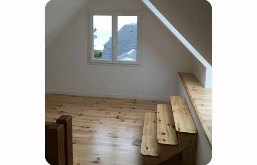 Isolation et aménagement de combles à Equilly (50320).