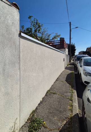 Construction d'un mur de clôture maçonné - Bourg-lès-Valence 26500