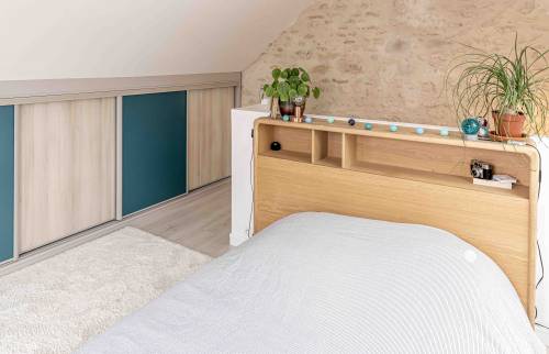 Dressing sous-pente sur-mesure Fontainebleau