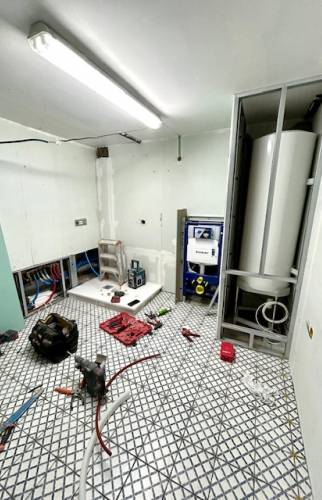Rénovation de salle de bain : les travaux 2