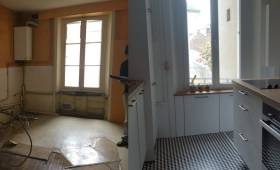 Rénovation complète cuisine en appartement à Meaux (77100)