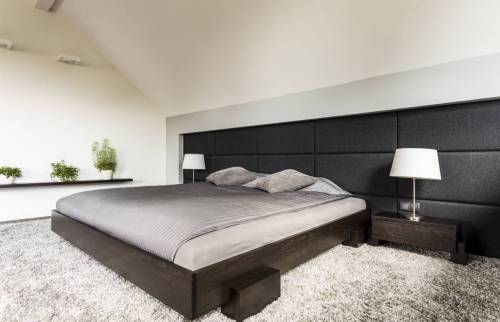 Transformation des combles à Pessac (33600) : Une chambre principale moderne et élégante