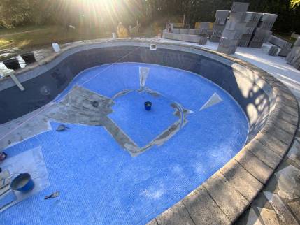 Carrelage mosaïque de piscine