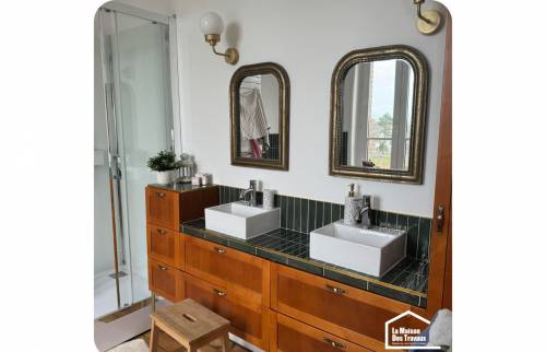 Meuble vasque unique 