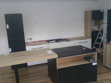 Travaux d'installation de cuisine en cours - Pornic 44210