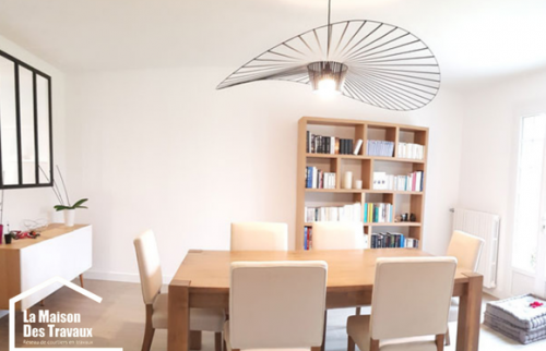 Rénovation des sols et des peintures de la salle à manger