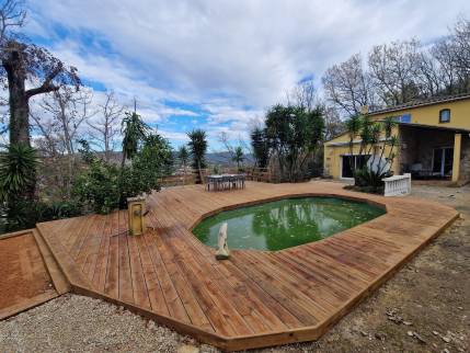 Terrasse en bois classe 4 Fréjus