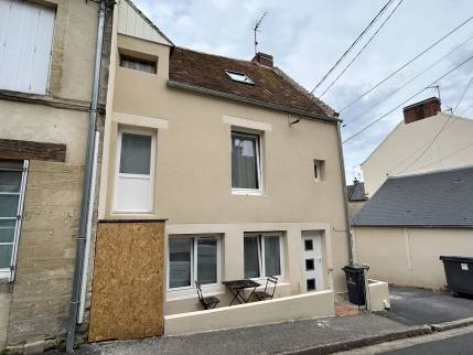 Maison de ville après ravalement (Ouistreham 14150)
