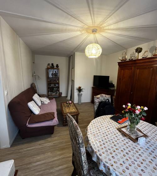 Salon de notre cliente après rénovation