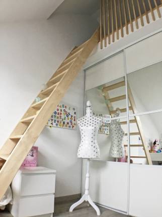 Dressing sous mezzanine