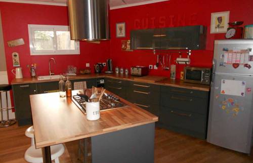 cuisine et ilot central