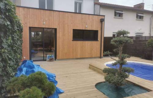 Après : extension en ossature bois