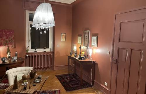 Très jolie peinture et décoration dans une maison de maître à Strasbourg